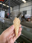 स्टेनलेस स्टील सामग्री के साथ पूरी तरह से स्वचालित आइसक्रीम कोन उत्पादन लाइन